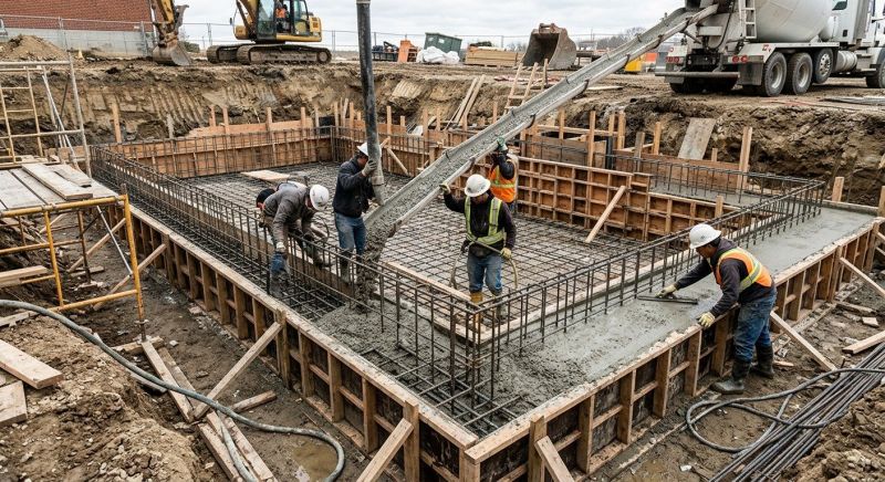 Basement Concrete Installation in Fontana, CA