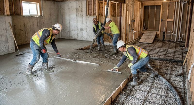 Basement Slab Installation in Riverside, CA