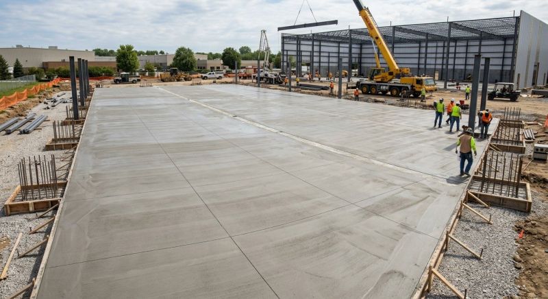 Commercial Slab Construction in Lake Forest, CA