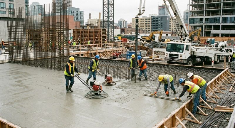 Commercial Slab Construction in Sun City, CA