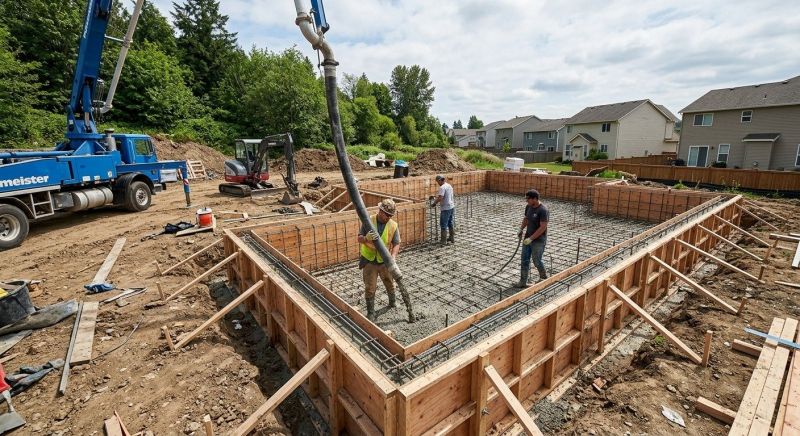 Concrete Foundation Installation in Chino Hills, CA