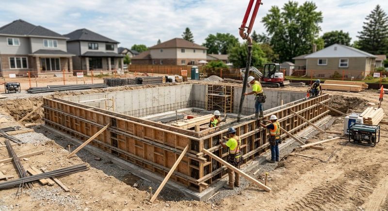 Foundation Construction in Tustin, CA
