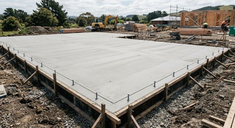 Foundation Slab Construction in Riverside, CA
