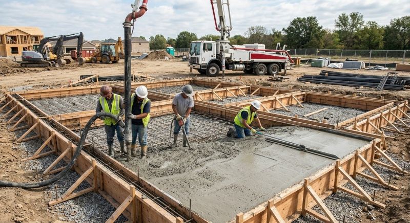 Foundation Wall Pouring in Bloomington, CA