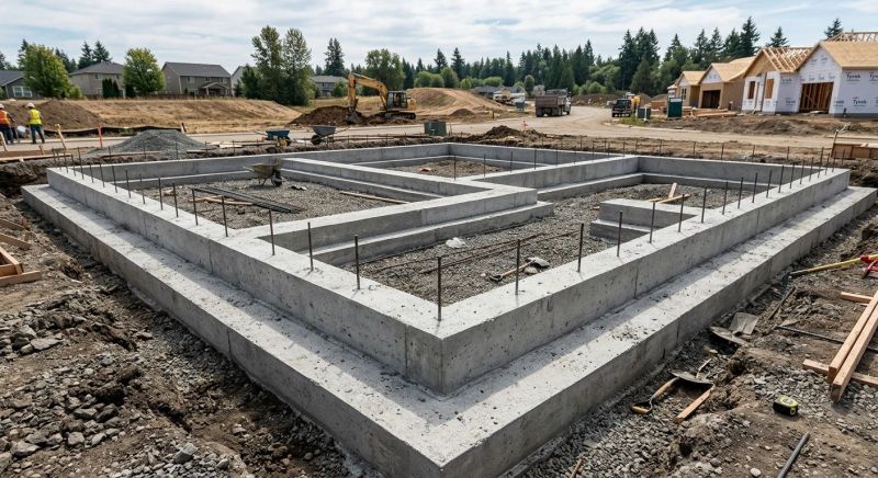 House Footing Construction in Riverside, CA